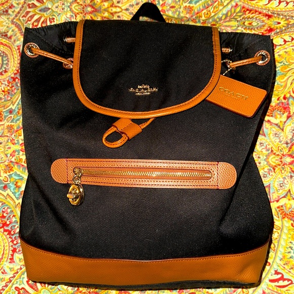 Coach Sawyer Drawstring Backpack - Picture 1 of 16
